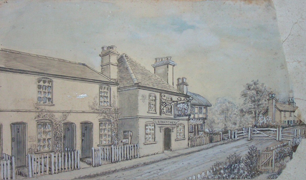 Ink & pastel - Old King Street, Maidenhead